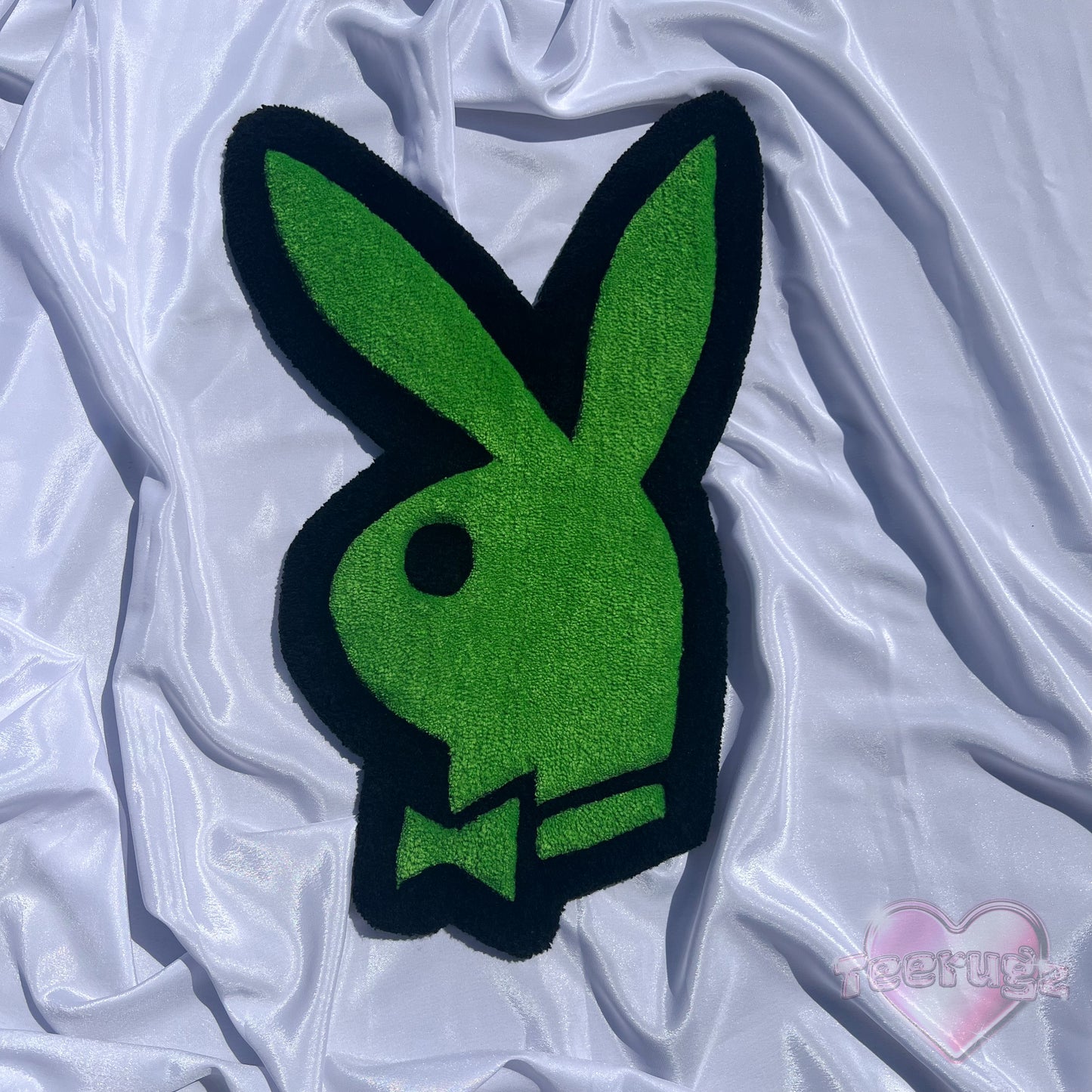 Black and Green Playboy Rug