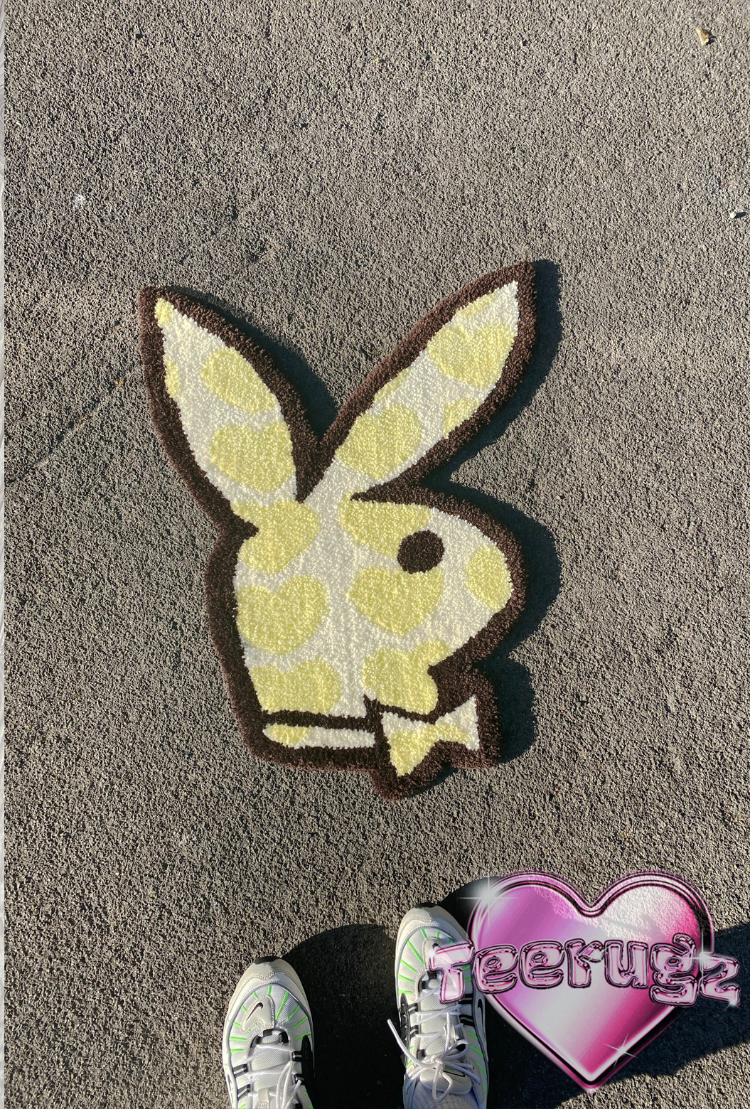 Banana Cream Bunny Heart