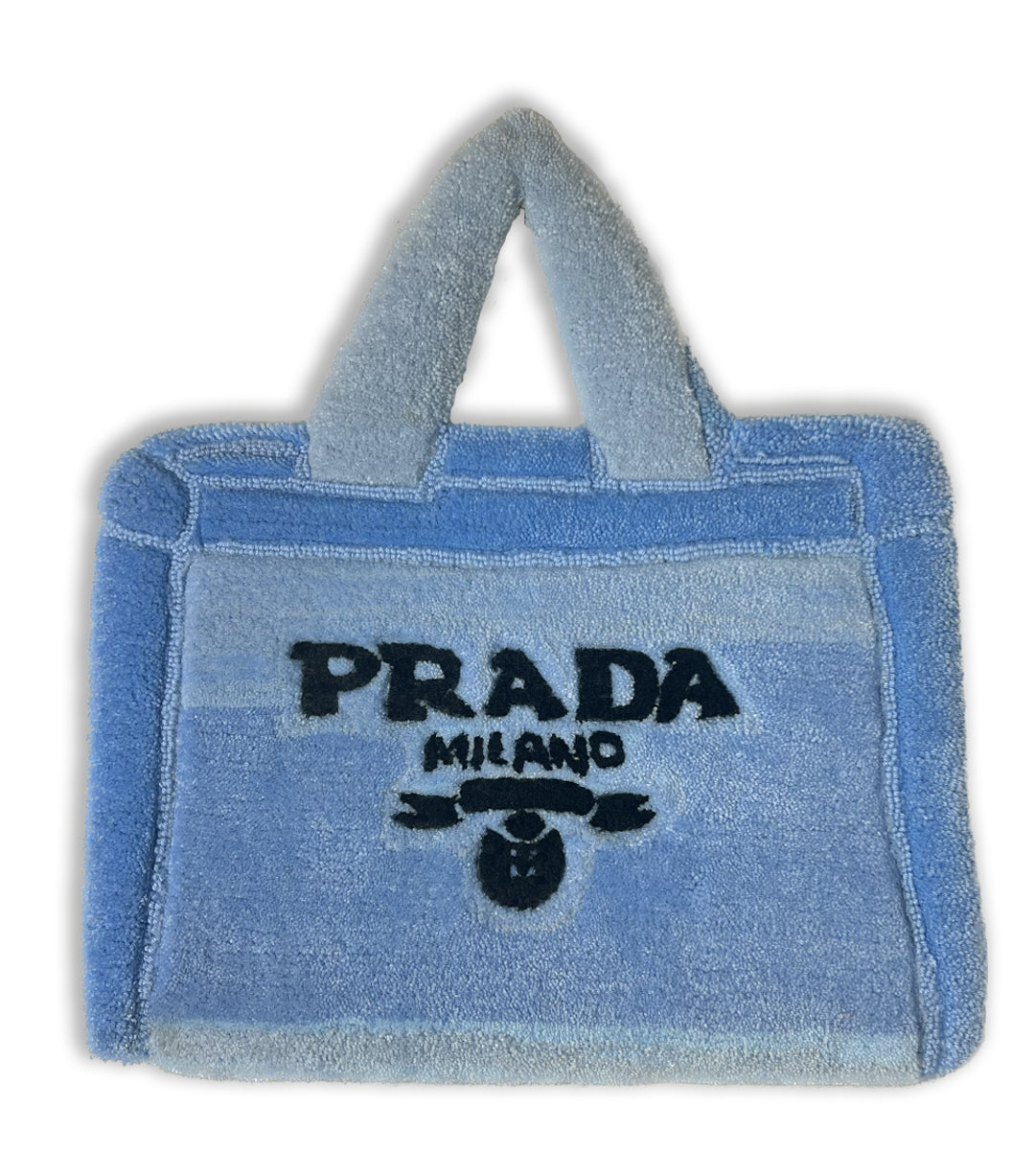 Blue Prada Bag Rug